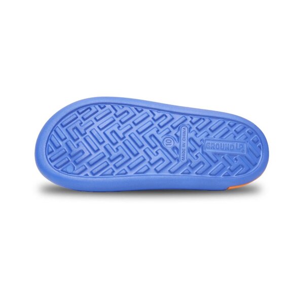 Dragon Ball Z Mens Slide Sandals, Size 11, Medium Width, Slip-On, Blue/Orange - Picture 5 of 5